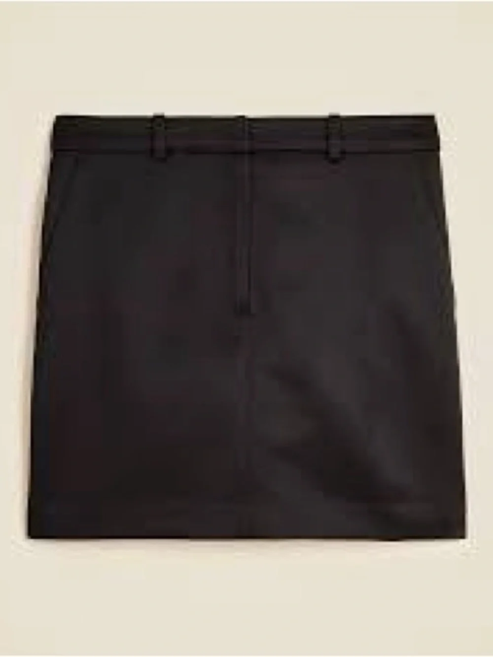 J Crew Mini Skirt Duchesse Satin Sz 4 NWT Black Winter Date Night Office Capsule